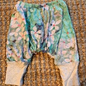 Organic cotton drop crotch baby pants